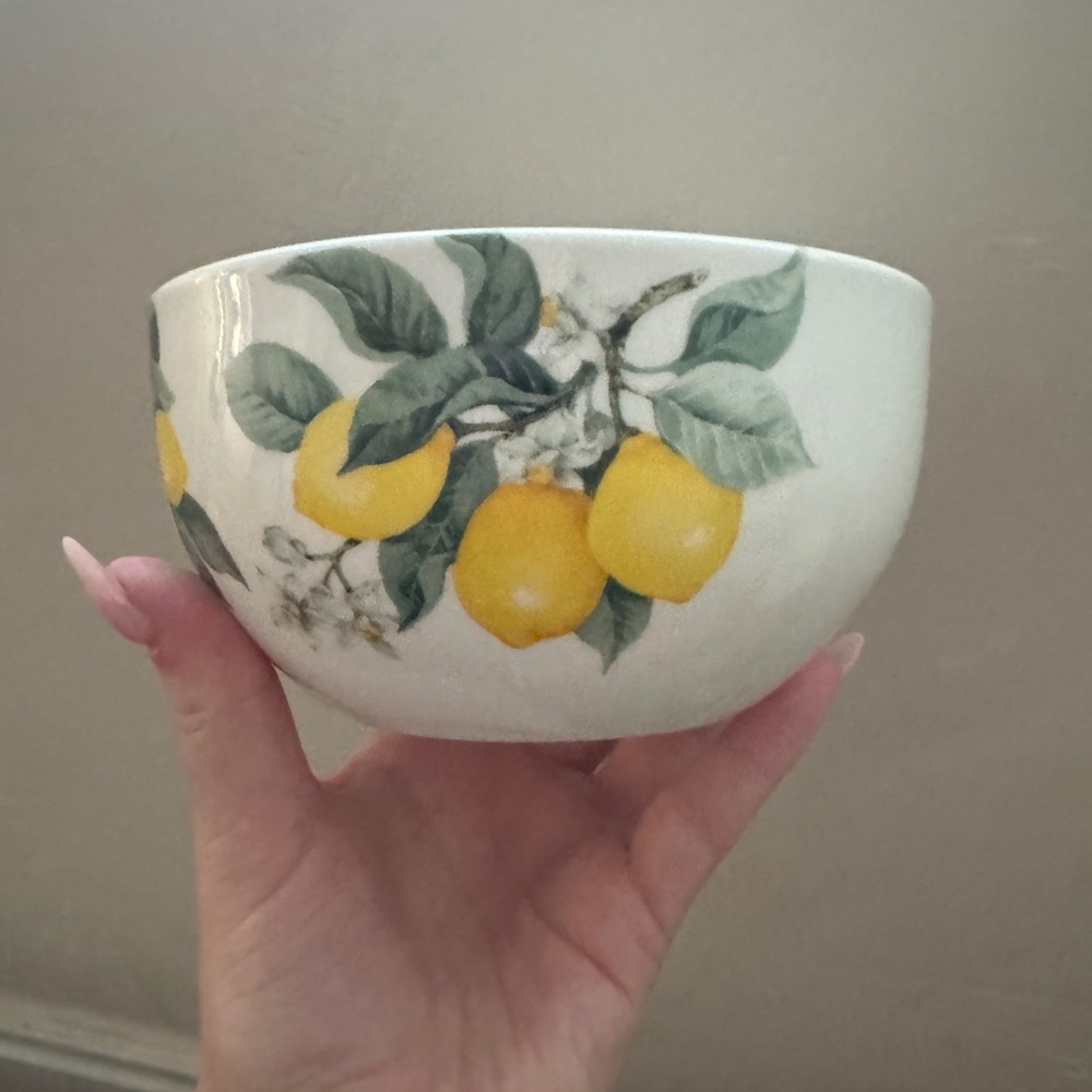 Lemon Design Ceramic Bowl